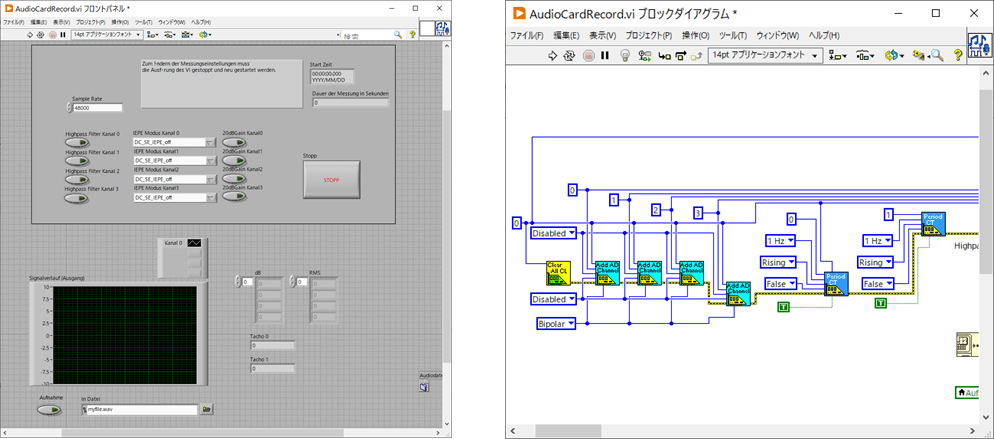 NVH LabVIEW Treiber